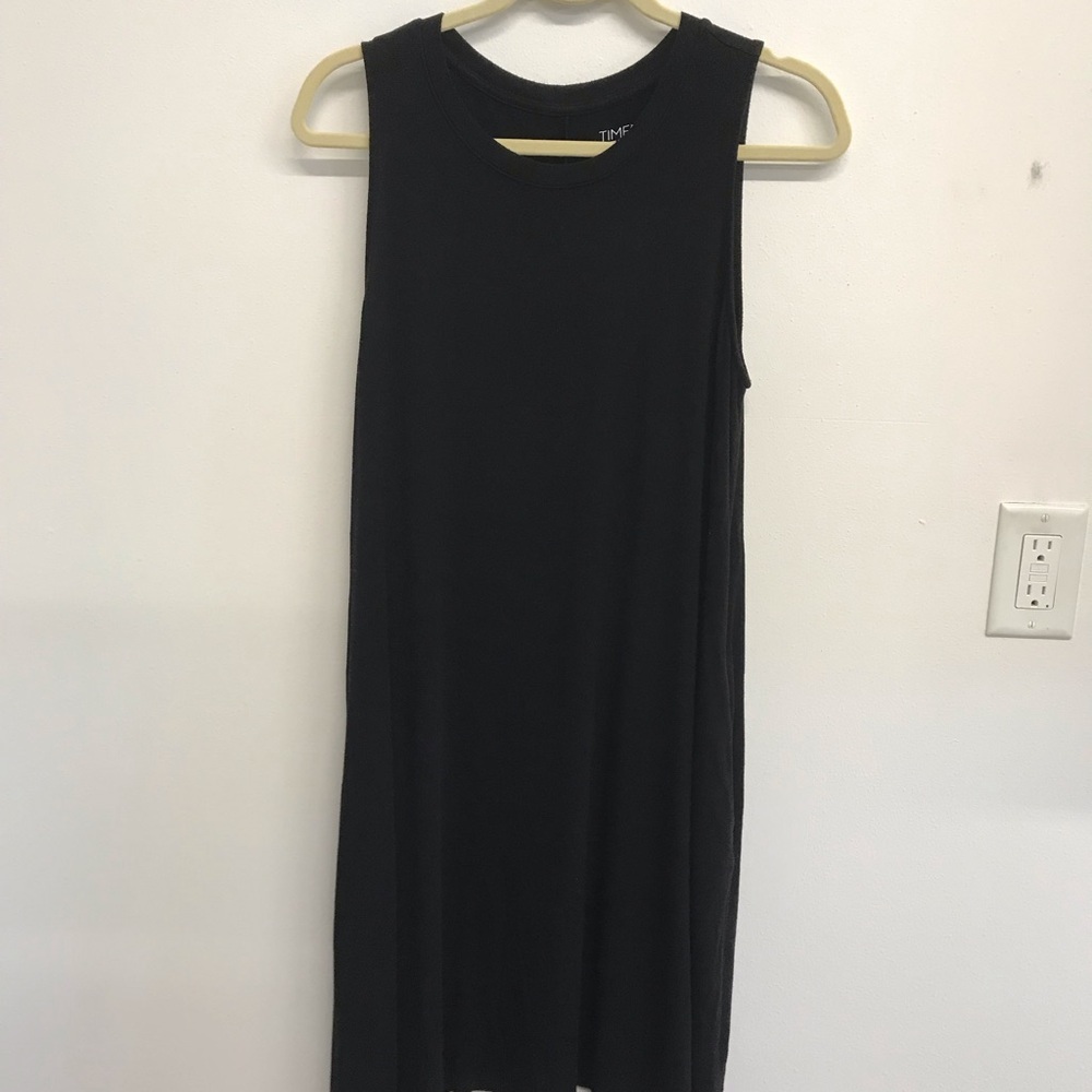 Time and Tru Black Sleeveless Dress Women’s Large